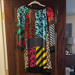 Alice + Olivia Floral and Abstract Dress